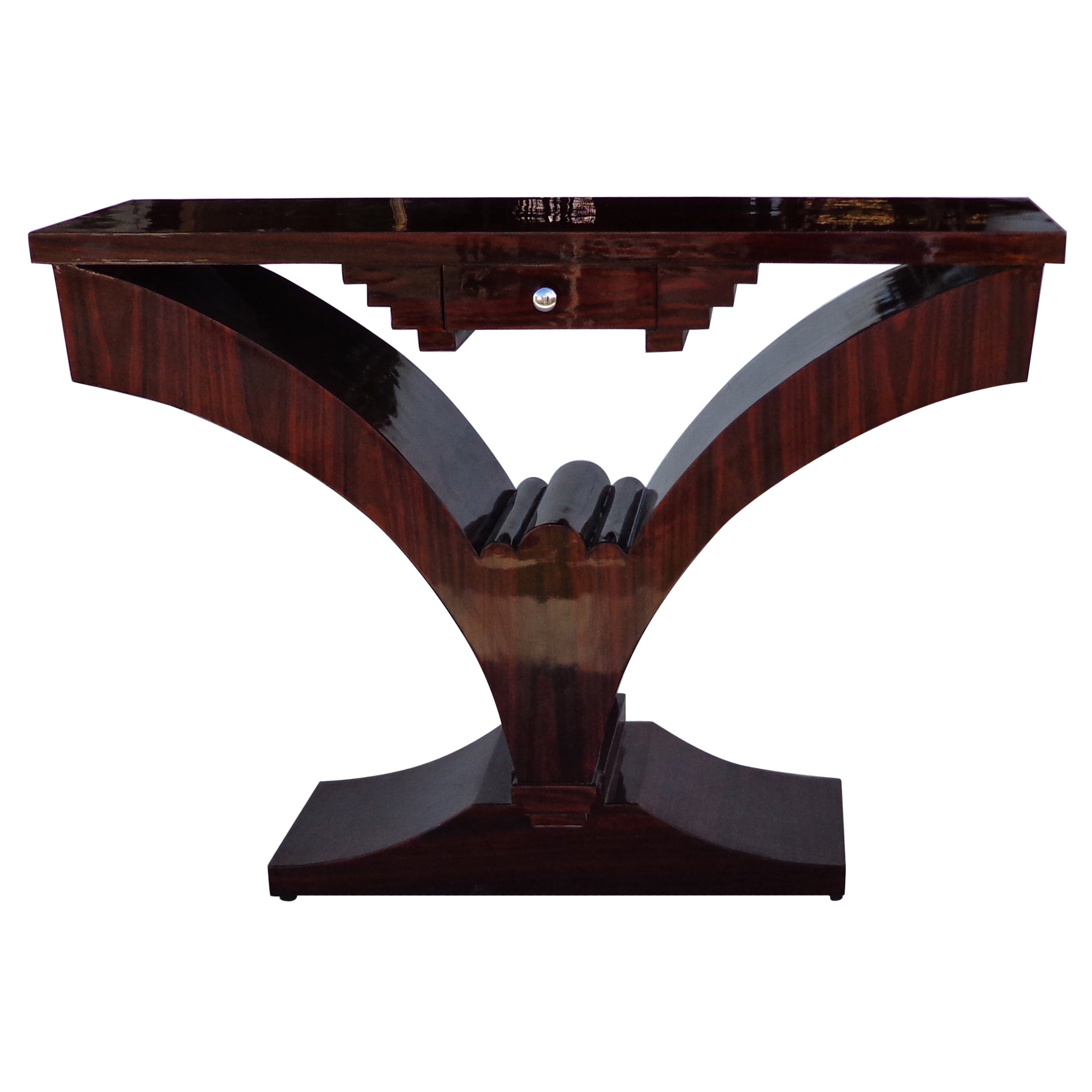 1930s Art Deco Style Rosewood Console