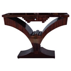 1930s Art Deco Style Rosewood Console