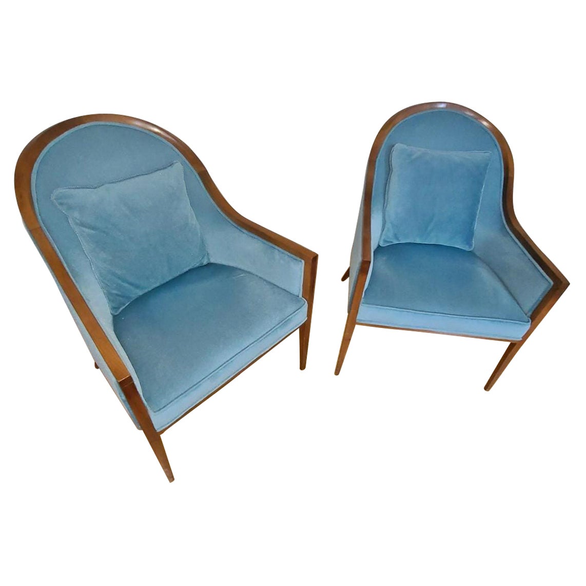 Harvey Probber Style Club Chairs