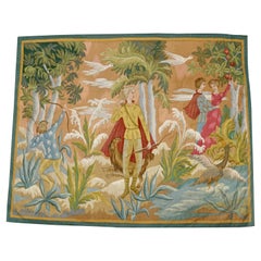 Vintage Belgian Figural Tapestry