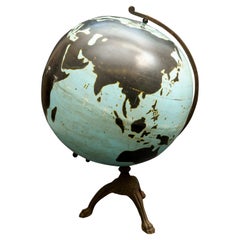 C. 1930 Steel Denoyer Geppert Military Chalk Globe
