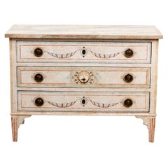 Hand Painted Commode or Chest of Drawers by Nierman Weeks