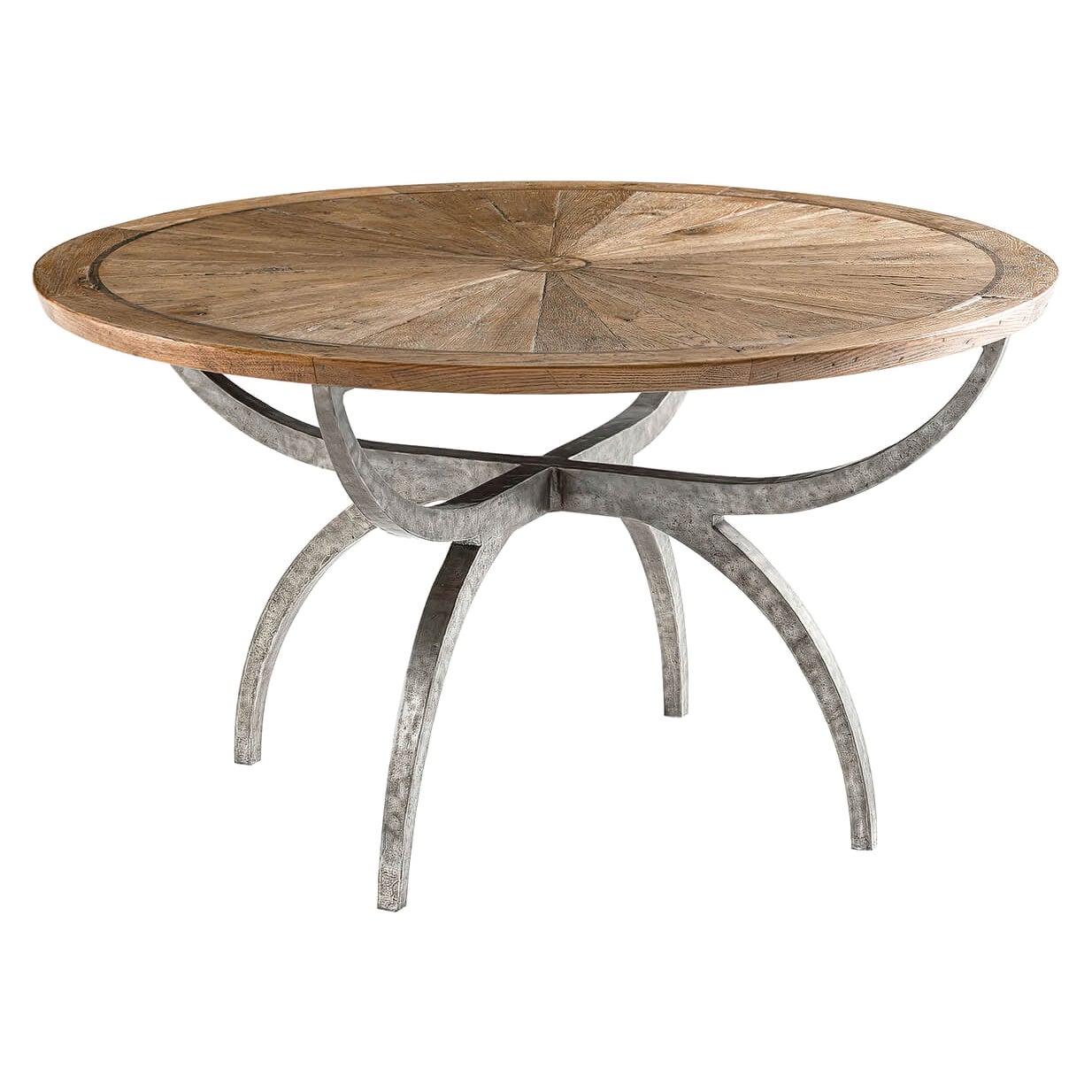 Modern Rustic Round Dining Table