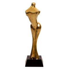 Brass Nude Sculpture