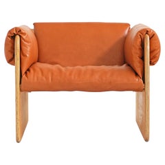 Renaissance Easy Chair in Maple and Leather by Keith Muller and Michael Stewart