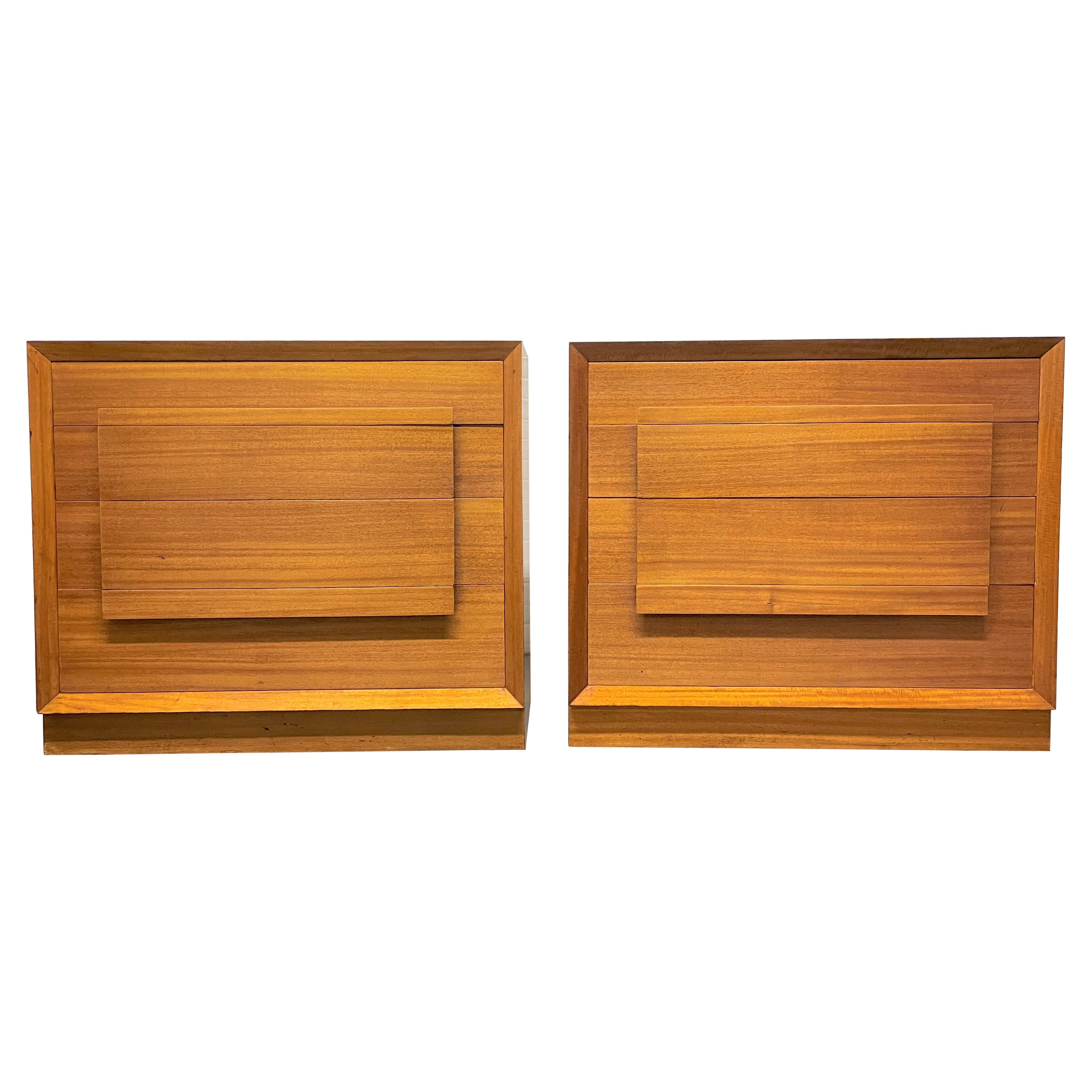 Pair Mid-Century Modern Dressers