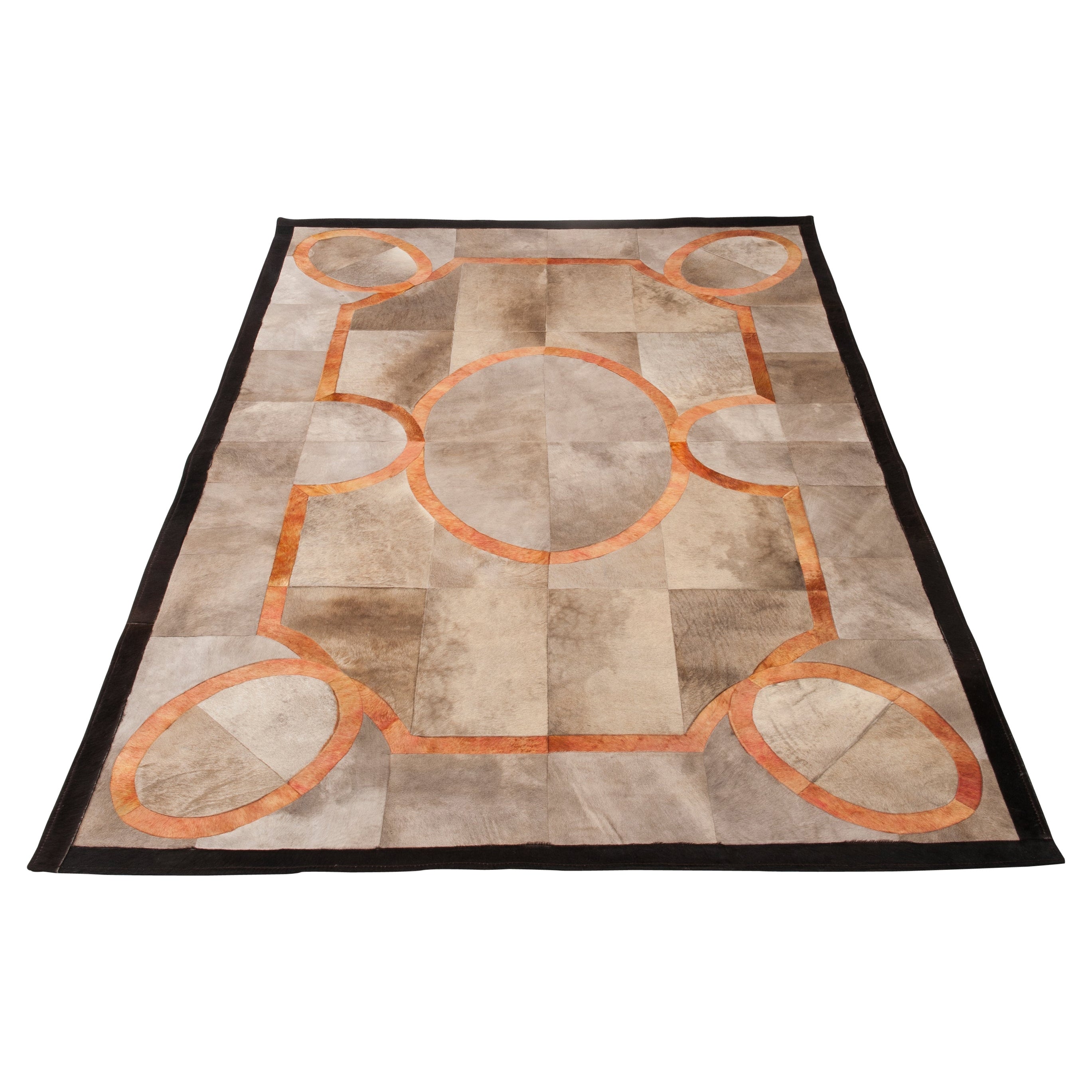 French Influence Cow Hide Rug