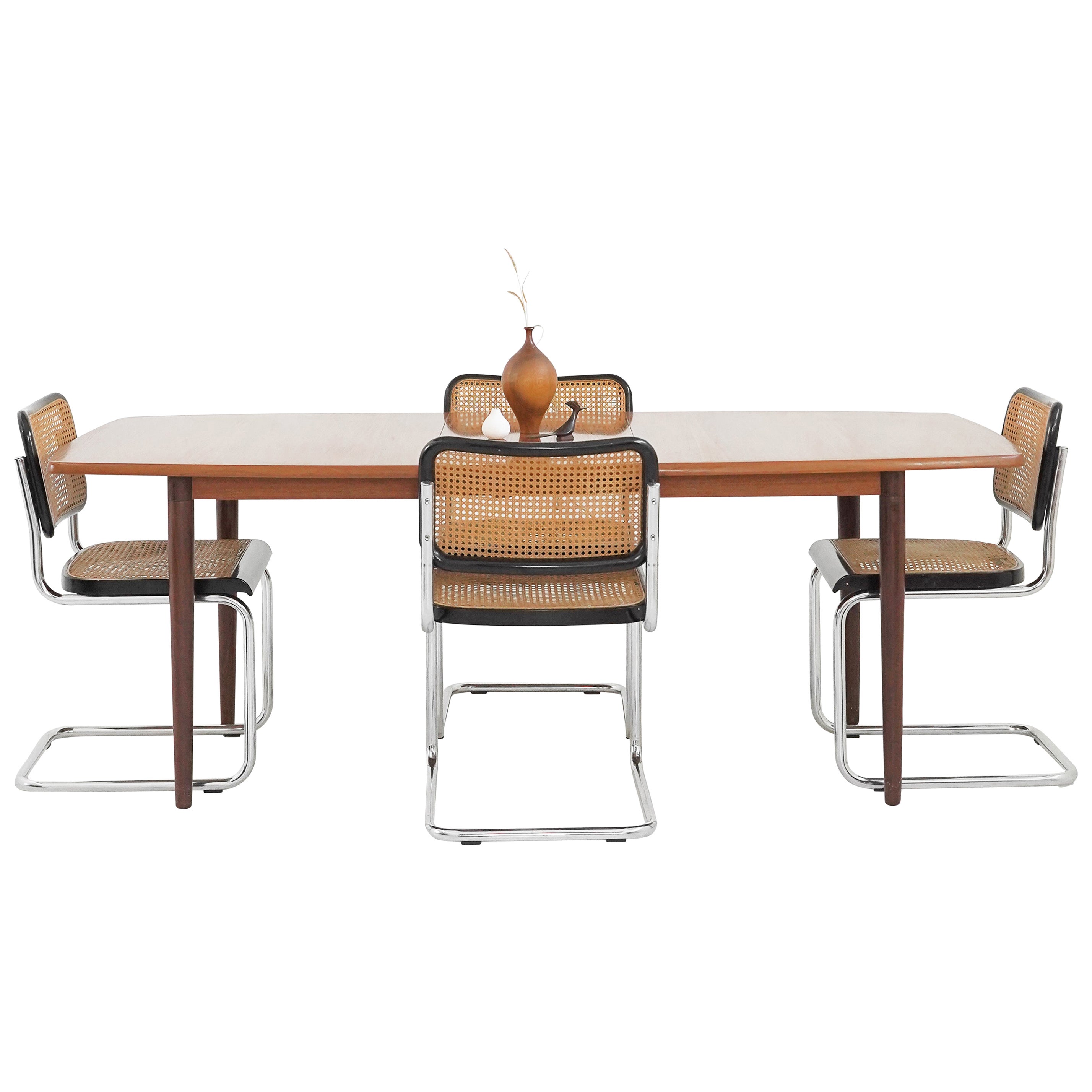Teak Dining Table with Extension Leaves by Alf Aarseth for Gustav Bahus