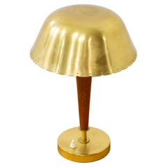 Brass Table Lamp Made in Sweden During the 1950s