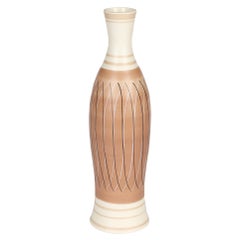 Vase en poterie de Poole d'Alfred Burgess Read du milieu du siècle dernier, motif PRB