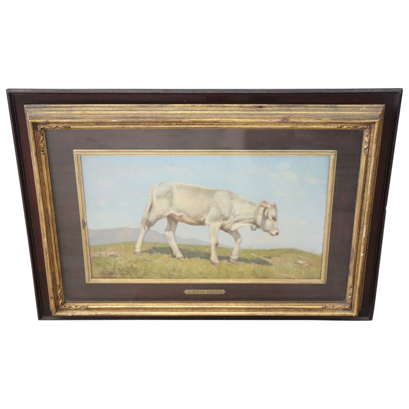 Oil Painting on Board, alf, Signed 