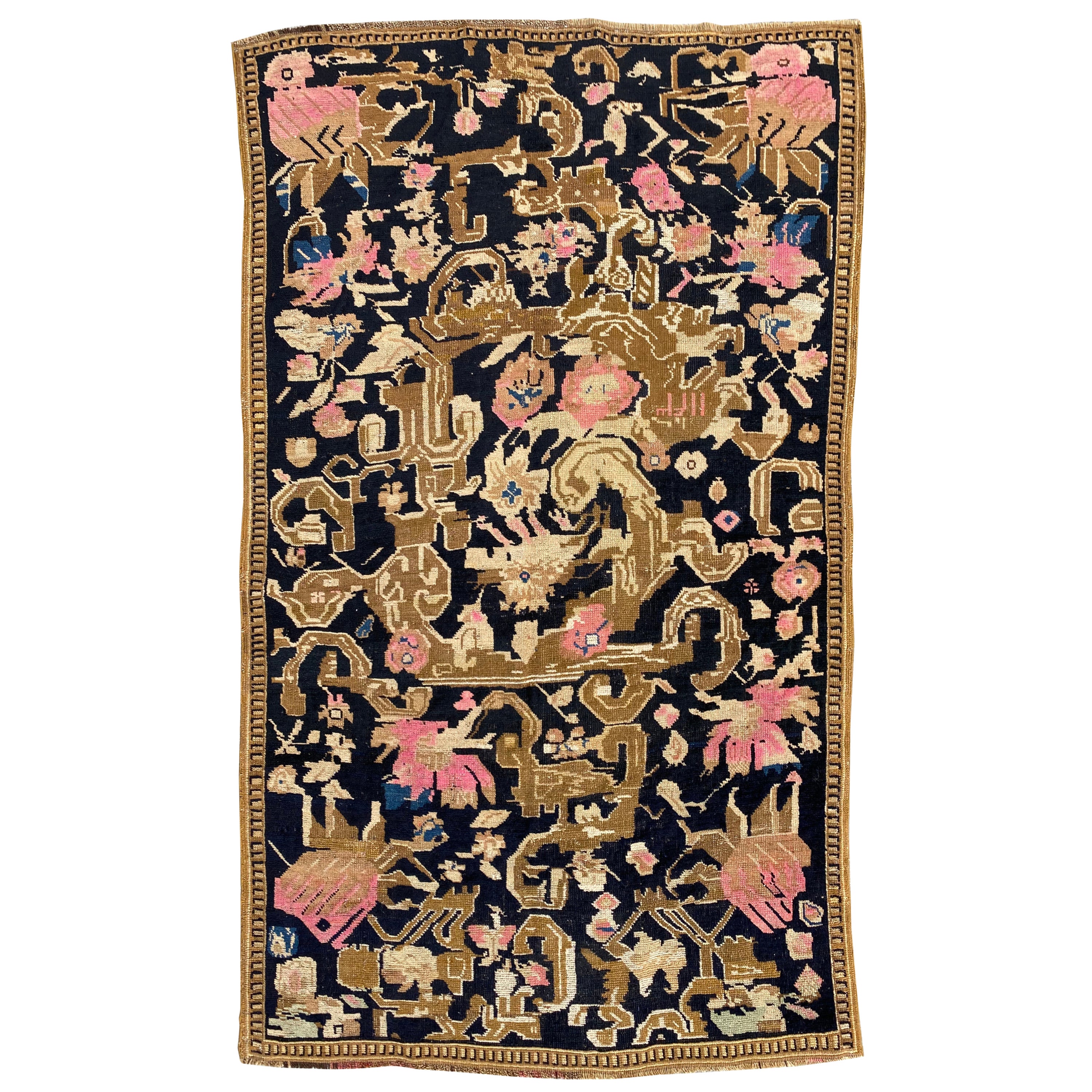 Le joli petit tapis ancien de Karabagh de Bobyrug
