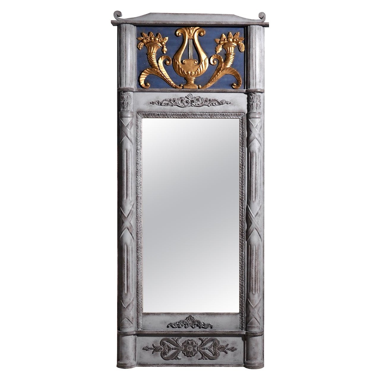Gustavian Style Mirror, circa 100 Years Old For Sale at 1stDibs