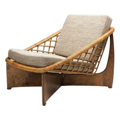 Used “Rokato” Lounge Chair by Gebroeders Jonkers Noordwolde The Netherlands 1960s