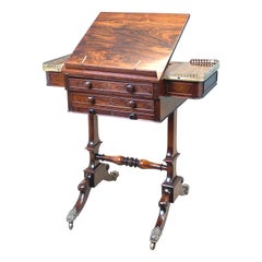 English Regency Rosewood Games Table