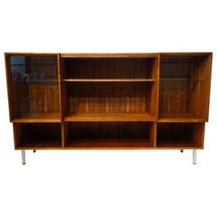 Danish Walnut Bookcase in the Style of Poul Hundevad
