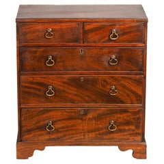 Antique George III Mahogany Miniature Chest of Drawers