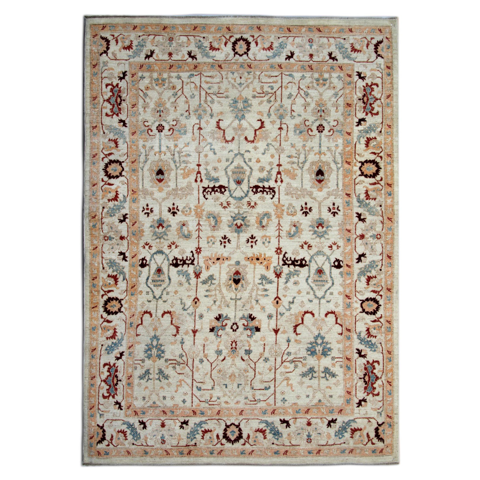 Alfombra de lana Ziegler Alfombra oriental tradicional Crema Beige