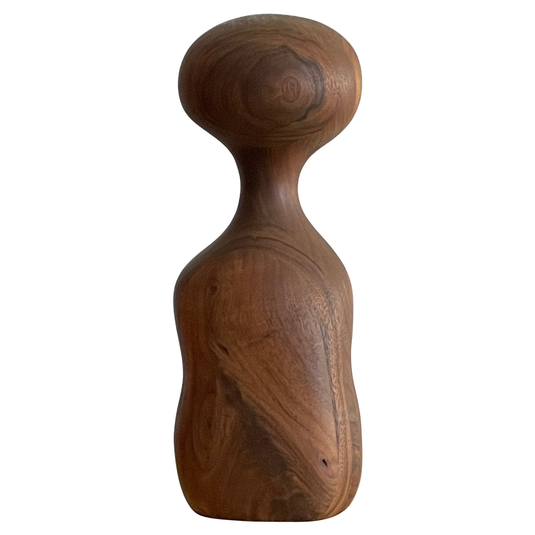 Margery Goldberg Sculpture in Walnut, 1978 For Sale