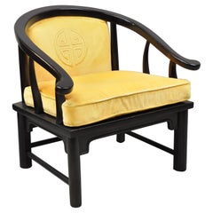 James Mont Style Horseshoe Ming Style Lounge Club Chair by Century