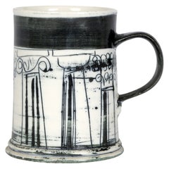 Architektonisches Tankard aus Keramik von Susan Parkinson Studio Pottery