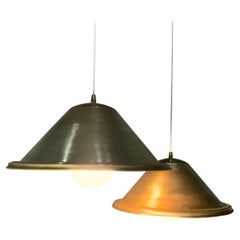 1970 Brass Pendant Lights