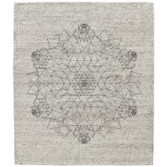Verahedra Hand-Knotted Rug in Wool
