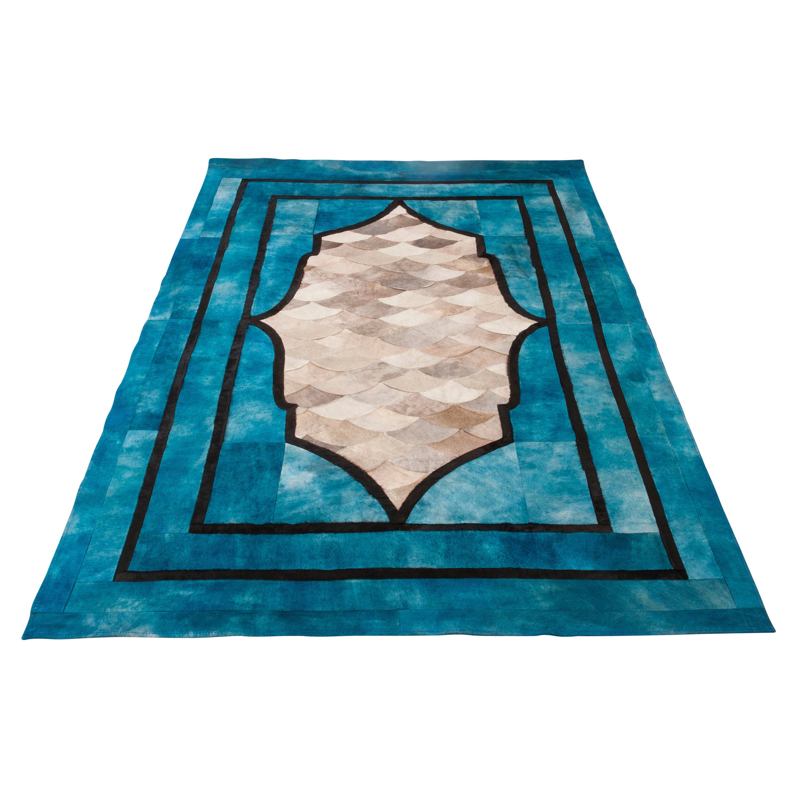 Geometric French Influence Rug For Sale