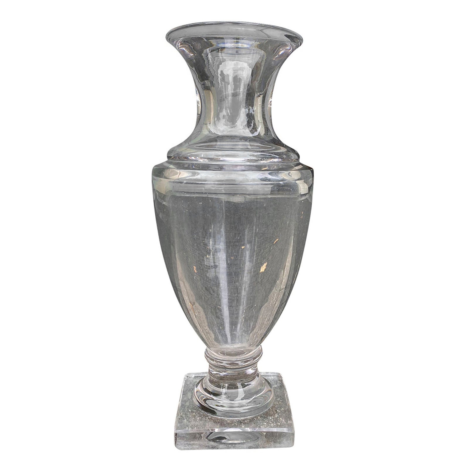 Possibly 19th Century Neoclassical Crystal Urn For Sale