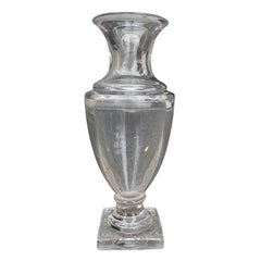 Possibly 19th Century Neoclassical Crystal Urn