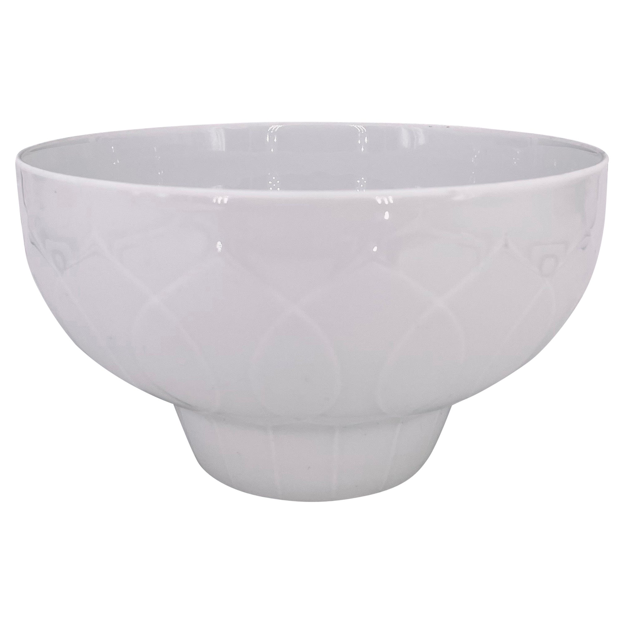 Rosenthal Studio Line White Porcelain Lotus Design Bowl by Bjorn Wiinblad