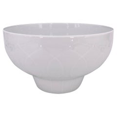 Rosenthal Studio Line White Porcelain Lotus Design Bowl by Bjorn Wiinblad