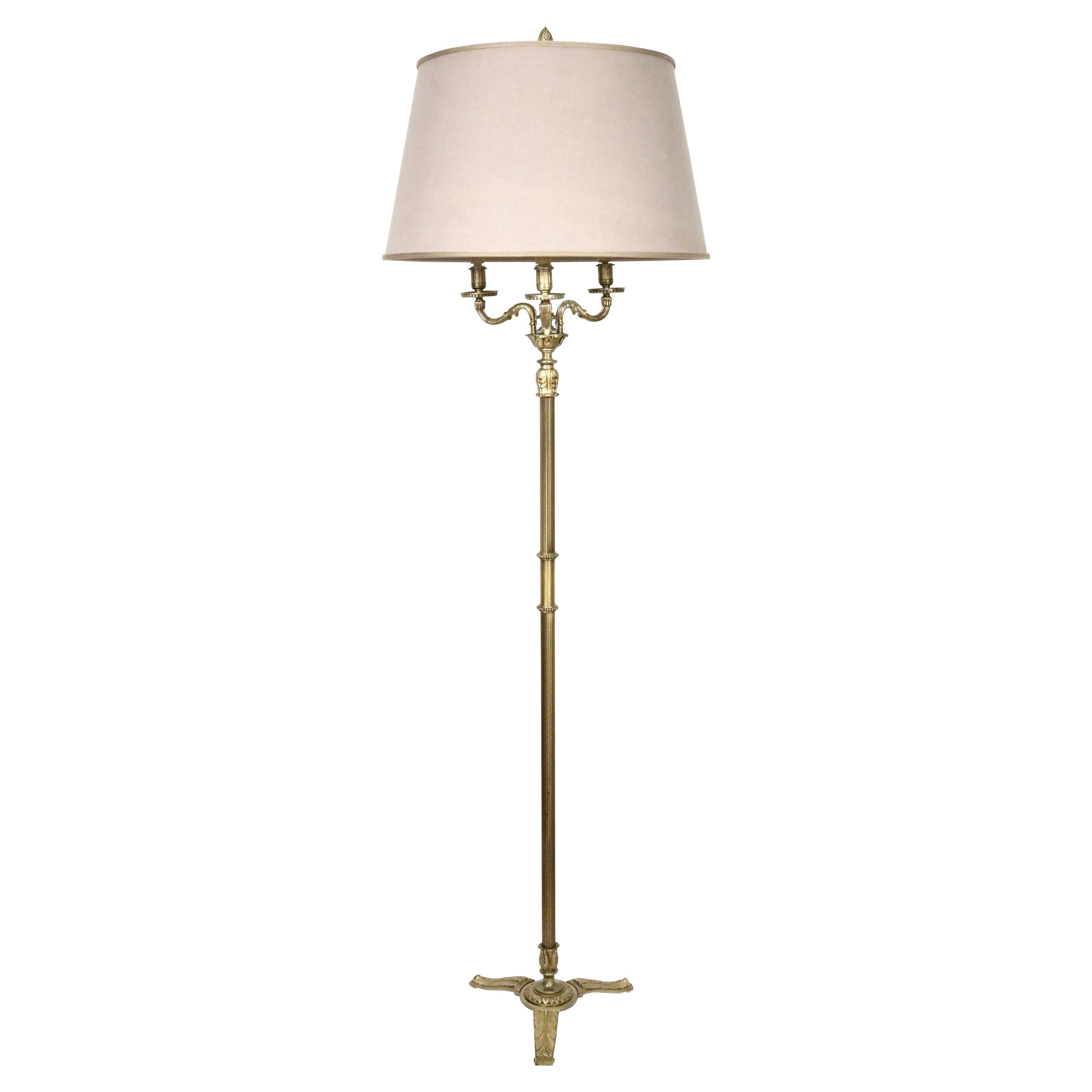 Vintage Italian Cantilever Arc Bronze Floor Lamp Relco at 1stDibs