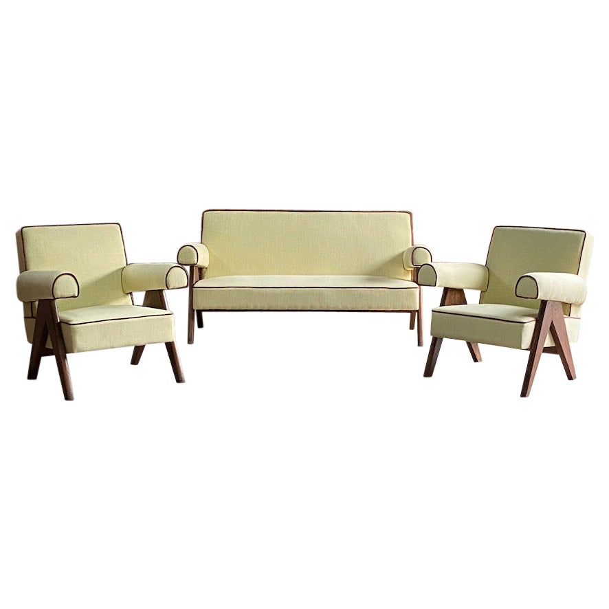 Sofa from the High Court by Pierre Jeanneret, Chandigarh, India at 1stDibs