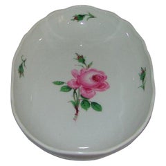 Meissen Porcelain Bowl with Rose Design