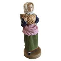 Bing & Grondahl Overlglaze Figurine of Lady