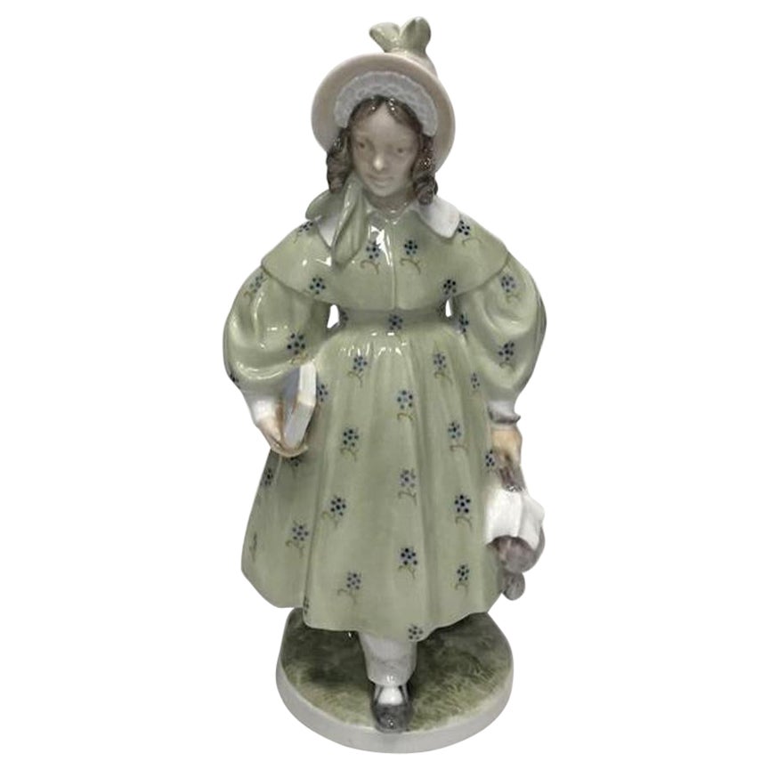 Royal Copenhagen Figure of Young Girl by Christian Thomsen No 1770 For Sale