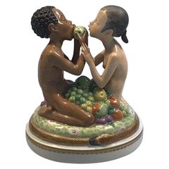 Royal Copenhagen Figurine Adam & Eve Overglaze No 1997