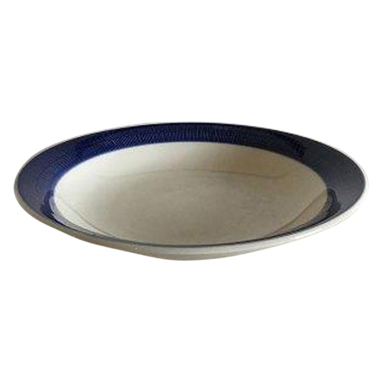 Rorstrand Blue Koka Large Deep Plate For Sale at 1stDibs
