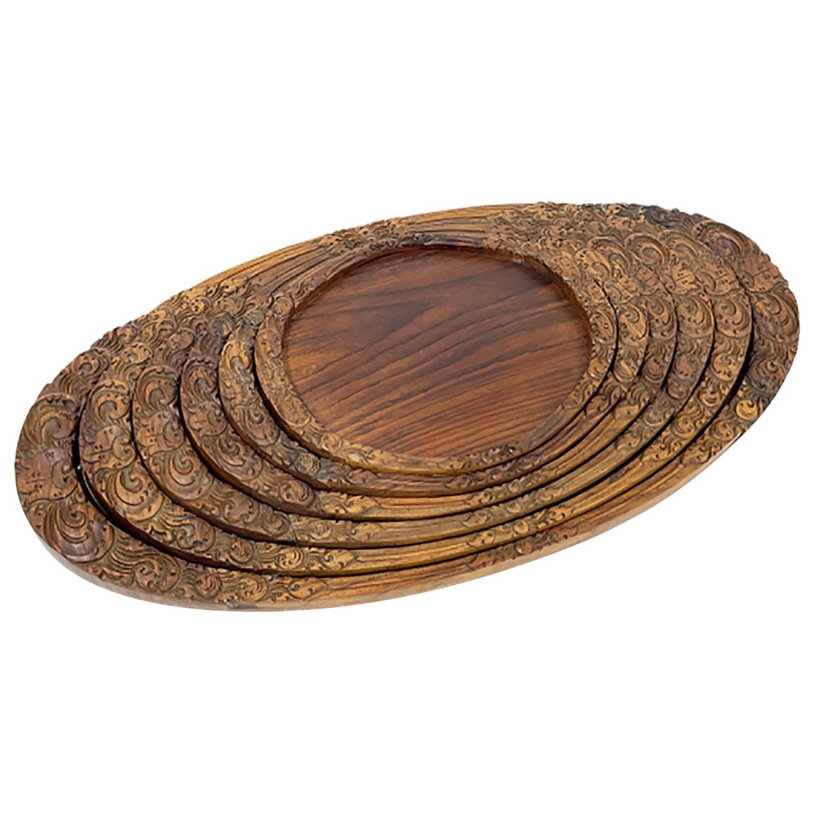 Fair Trade Indonesian Wooden Dinner Serving Plates choose from selection 