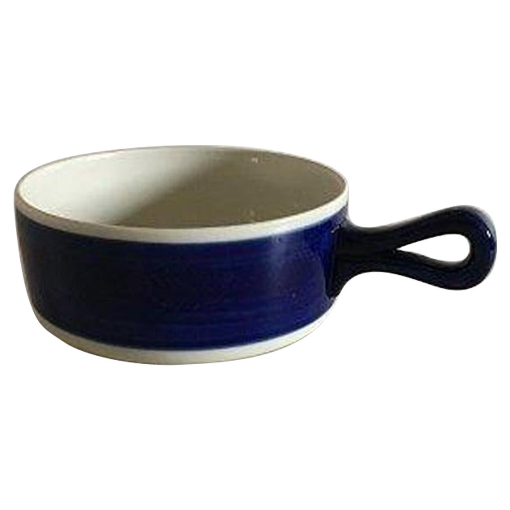 Rorstrand Blue Koka Bowl with Handle For Sale