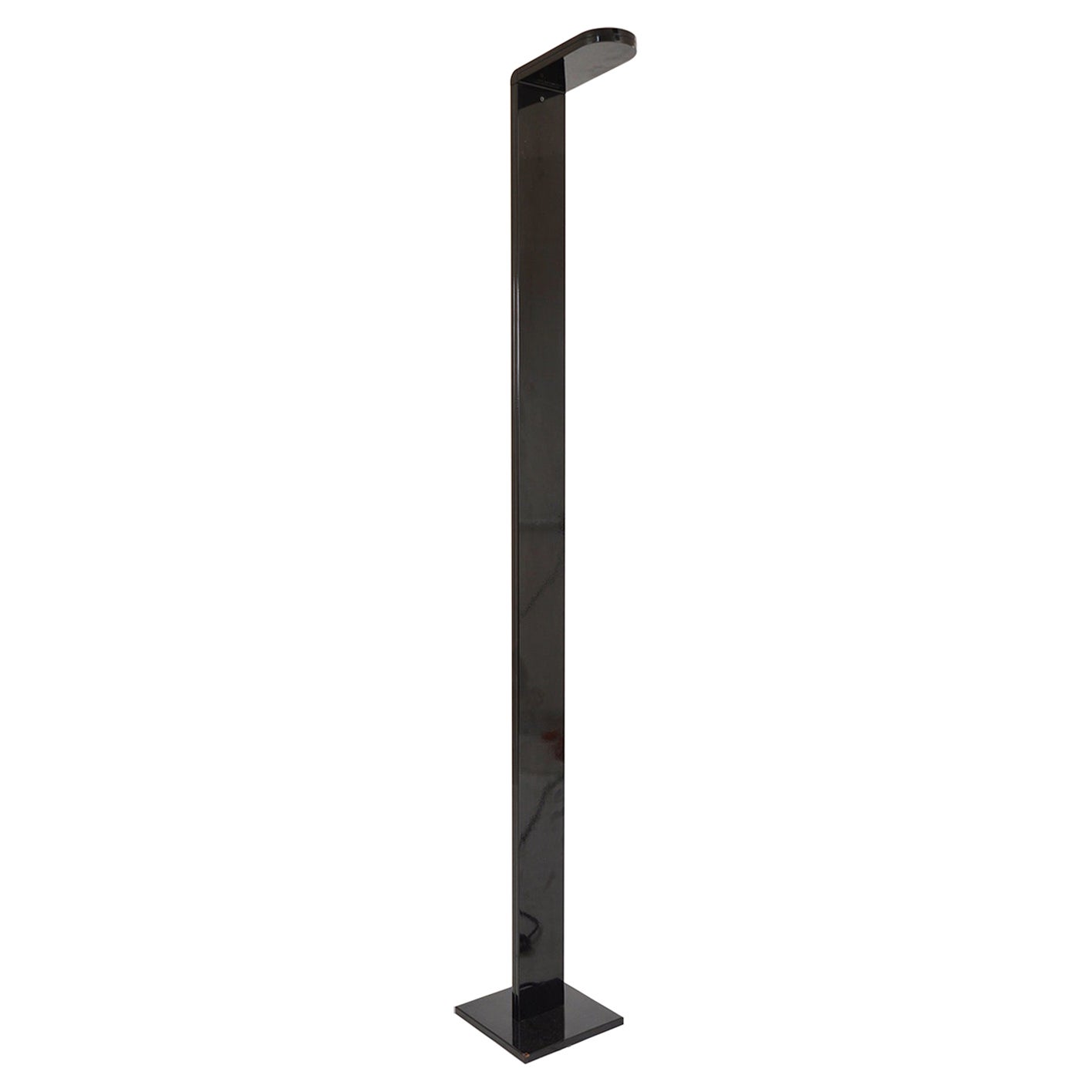 Italian Post Modern Black Uplighter Floor Lamp Bertoni / Castaldi Illuminazione For Sale