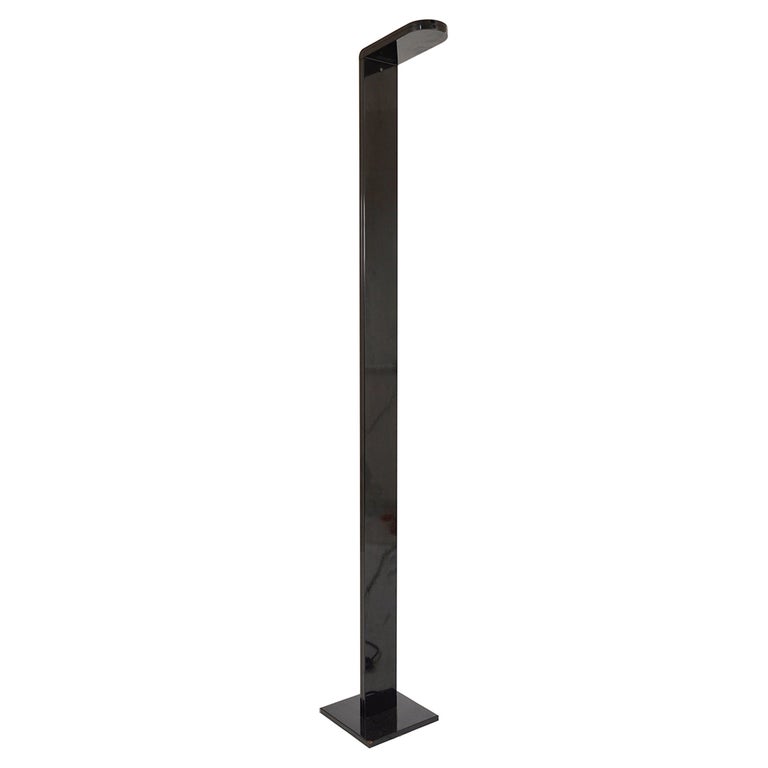 Italian Post Modern Black Uplighter Floor Lamp Bertoni / Castaldi  Illuminazione For Sale at 1stDibs | black floor lamp uplighter