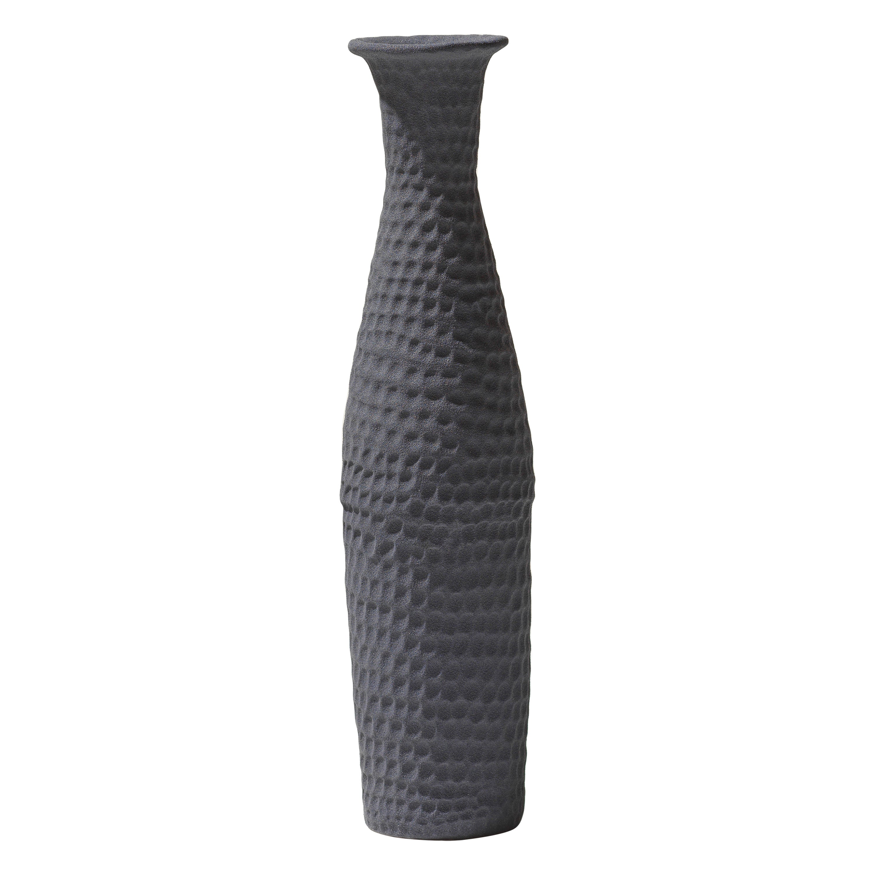 Baltic Blue Matt Vase des 21. Jahrhunderts von Ceramica Gatti, Designer A. Anastasio im Angebot
