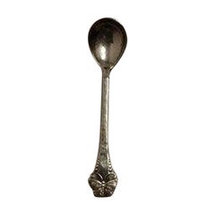 Vintage Butterfly Silver Coffee Spoon