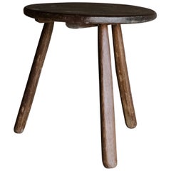 Rustic Side Table from France, Circa 1950
