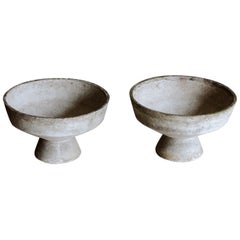 Vintage Pair of Willy Guhl Planters, from Switzerland, Circa 1950