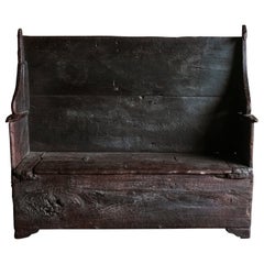 Rustic Bench from the Italian Alps, circa 1790