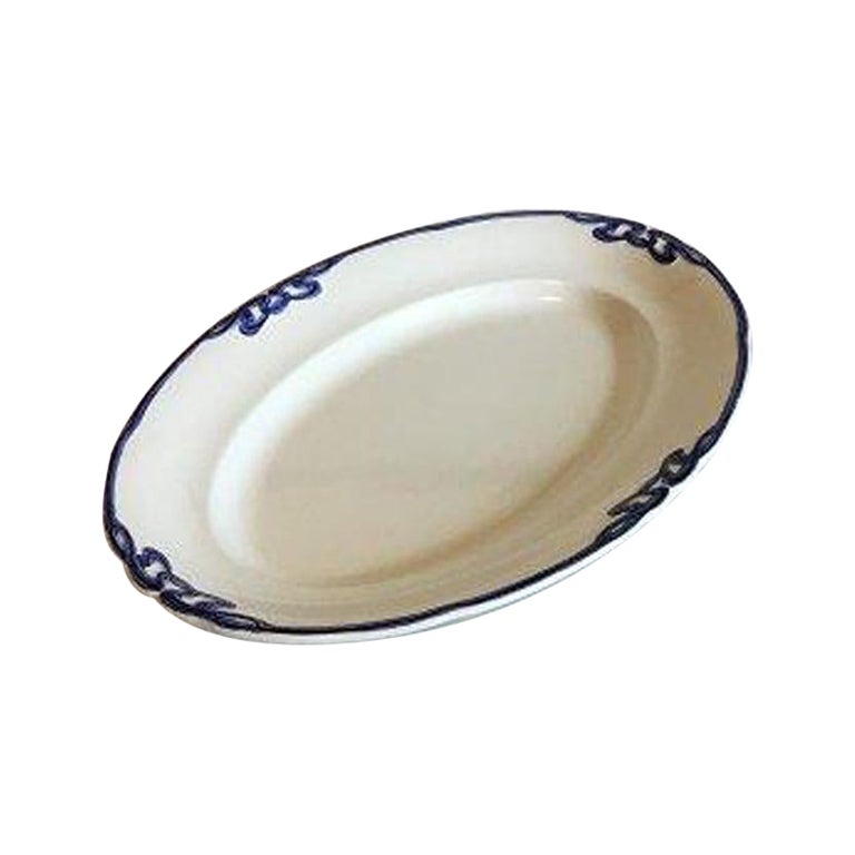 Villeroy & Boch Blue Olga Oval Dish For Sale