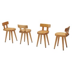 Dining Chair by Charlotte Perriand Made for Les Arcs, France